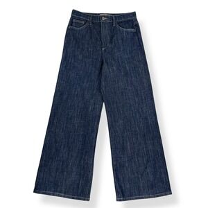 Joes Jeans Women Size 28 (ACTUAL 27x27) Blue Wide Leg Ankle Denim